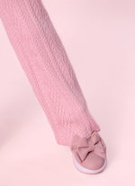 Calça Tricot Reta Ponto Texturizado