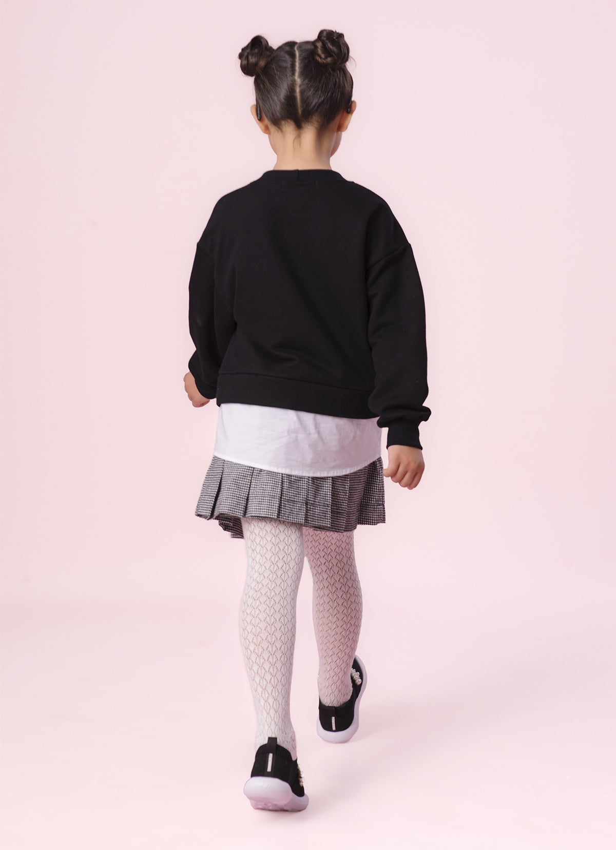 Blusa Moletom Laço Veludo Bordado