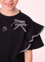 Blusa Moletom Babados Debrum Xadrez