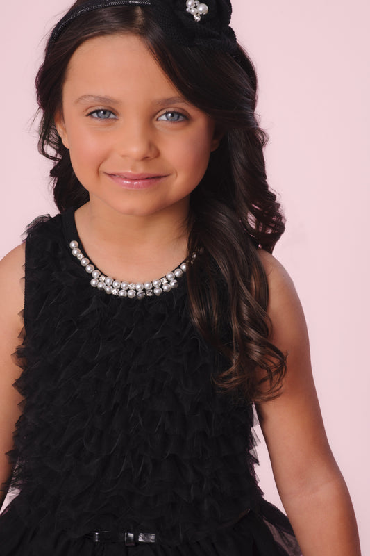 Vestido Rib Frufru e Babados