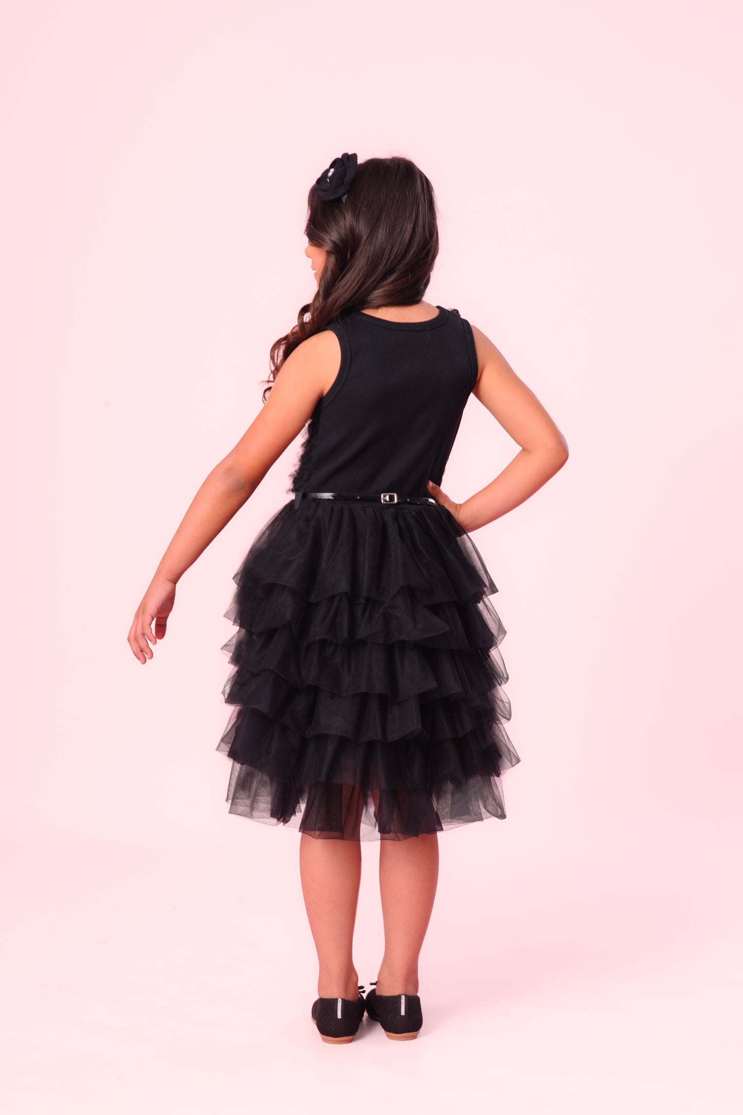 Vestido Rib Frufru e Babados