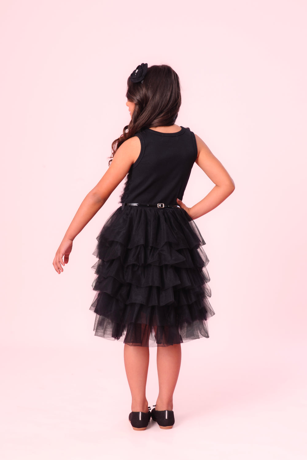Vestido Rib Frufru e Babados
