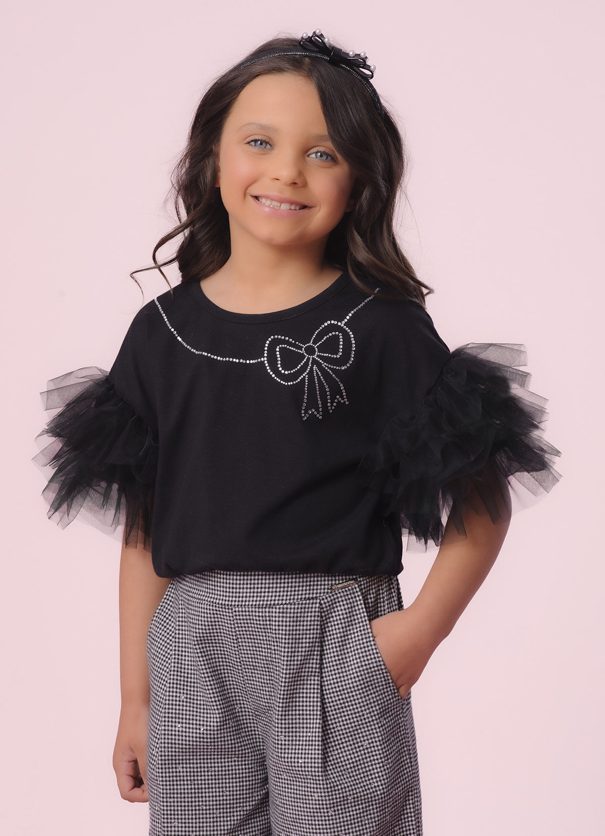 Blusa Cotton Colar Cristal