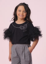 Blusa Cotton Colar Cristal