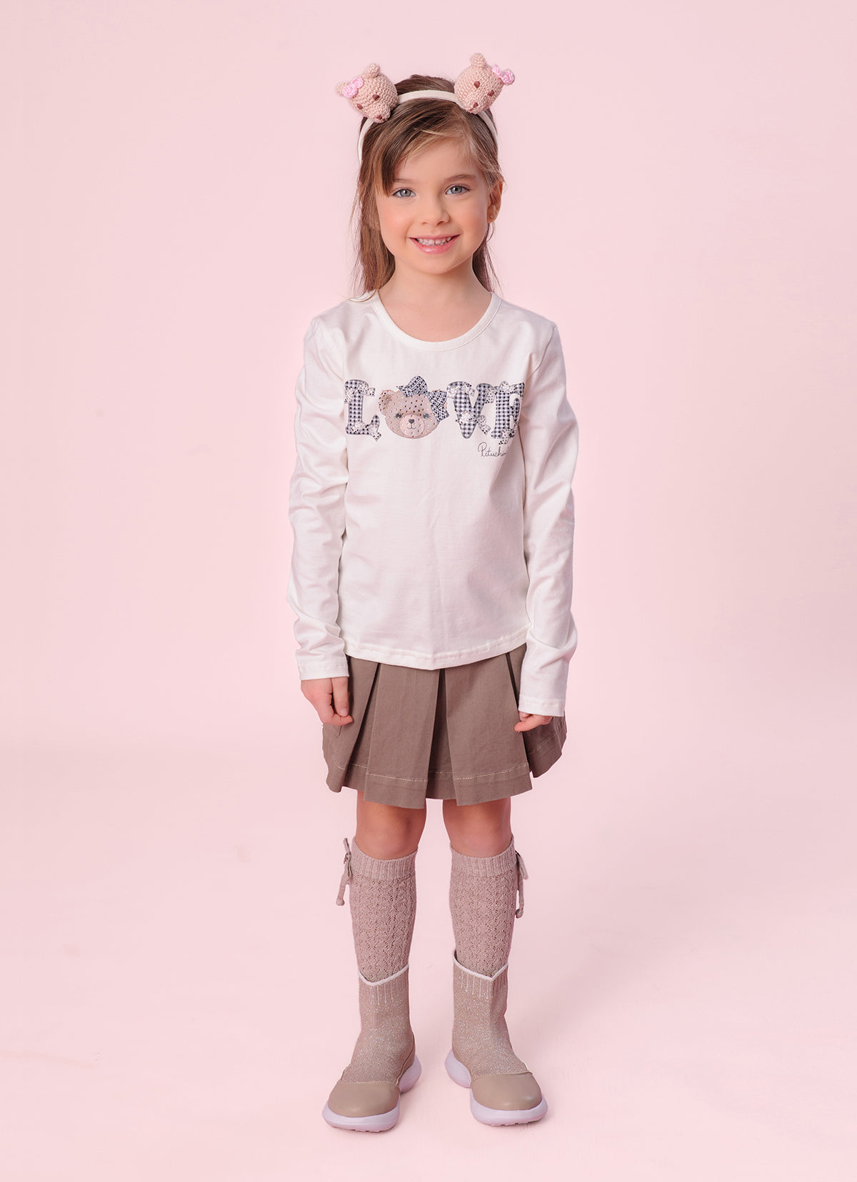 Blusa Cotton Serigrafia Love Cristais