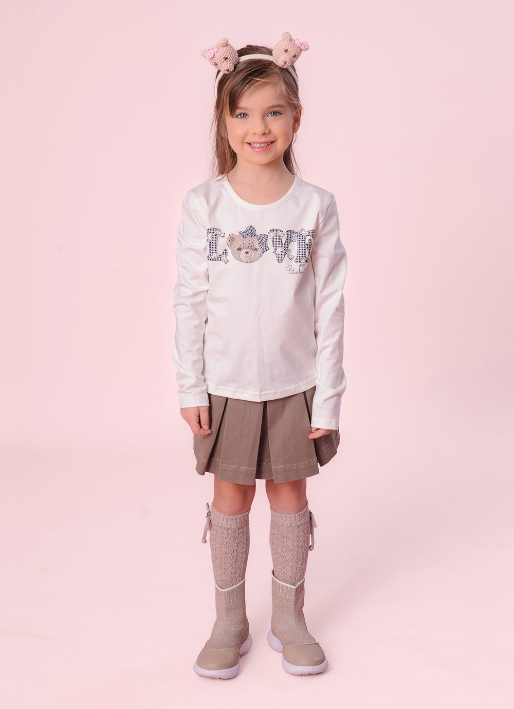 Blusa Cotton Serigrafia Love Cristais
