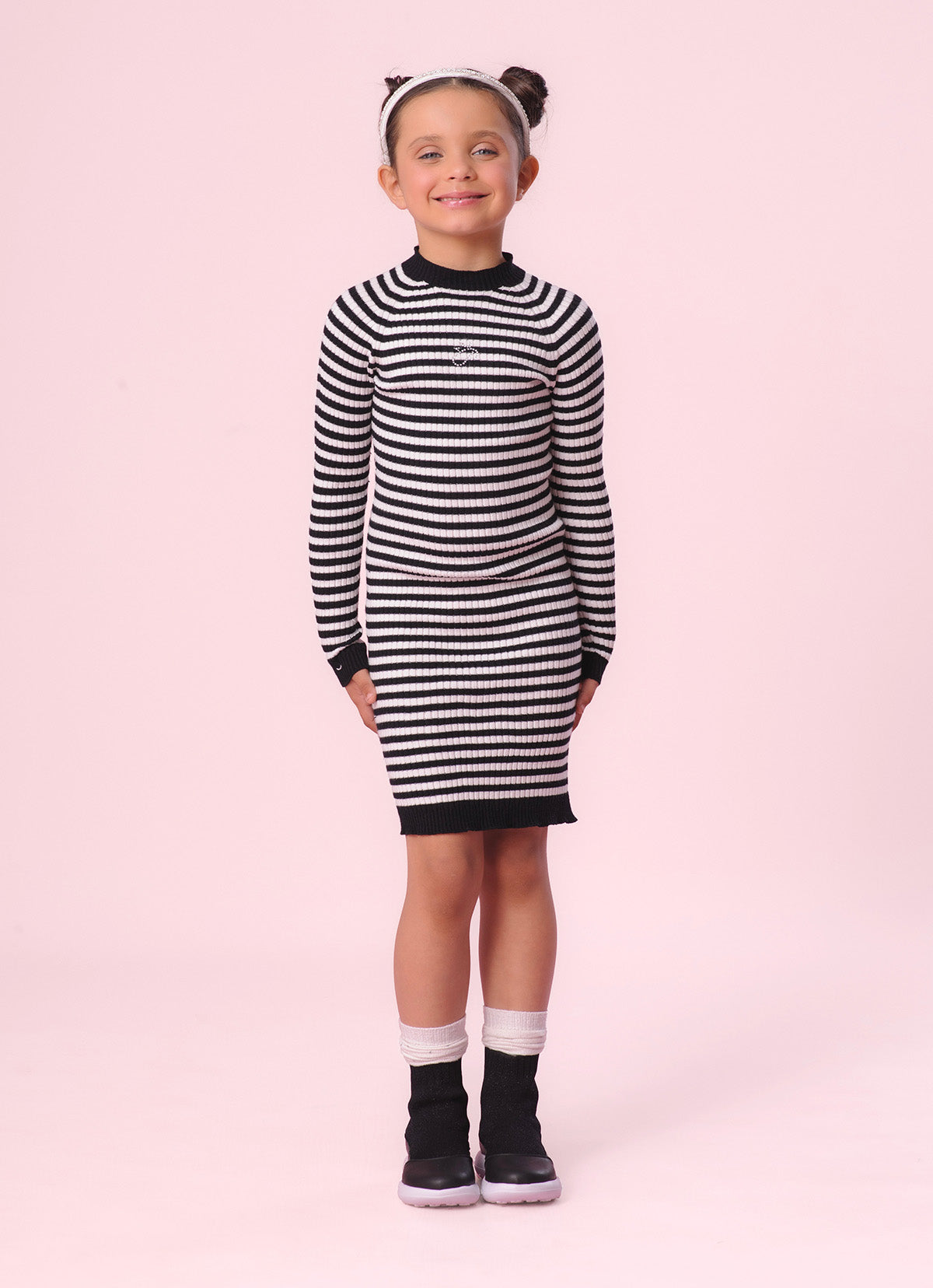 Vestido Tricot Midi Canelado