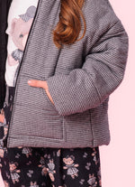 Jaqueta Puffer Flanela Xadrez