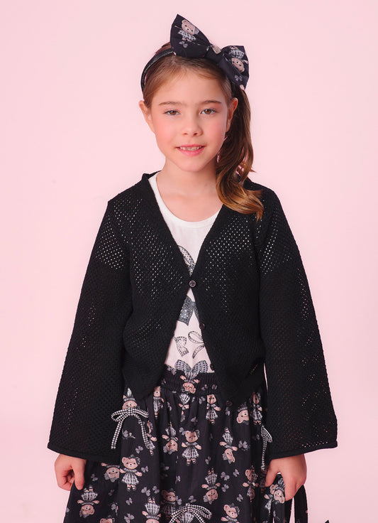 Casaqueto Tricot Multi Pontos