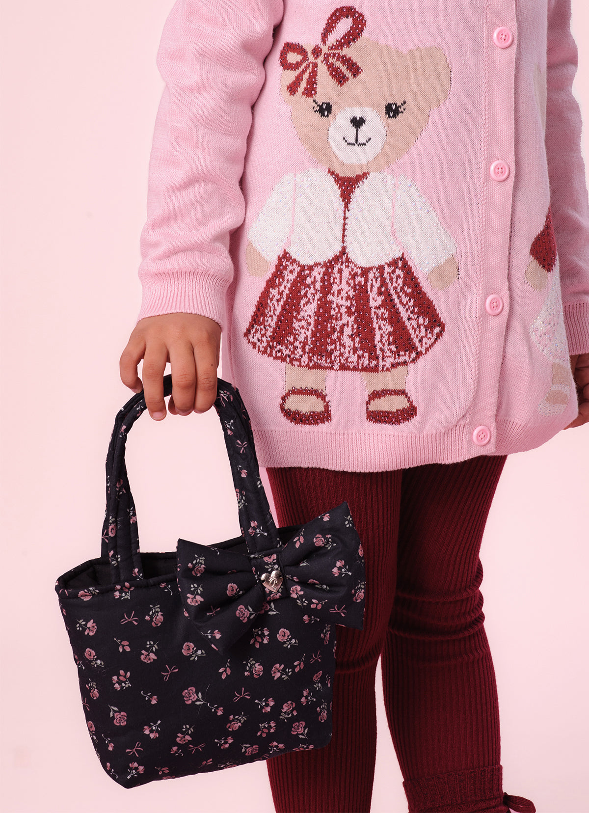 Bolsa Puffer Estampa Laço