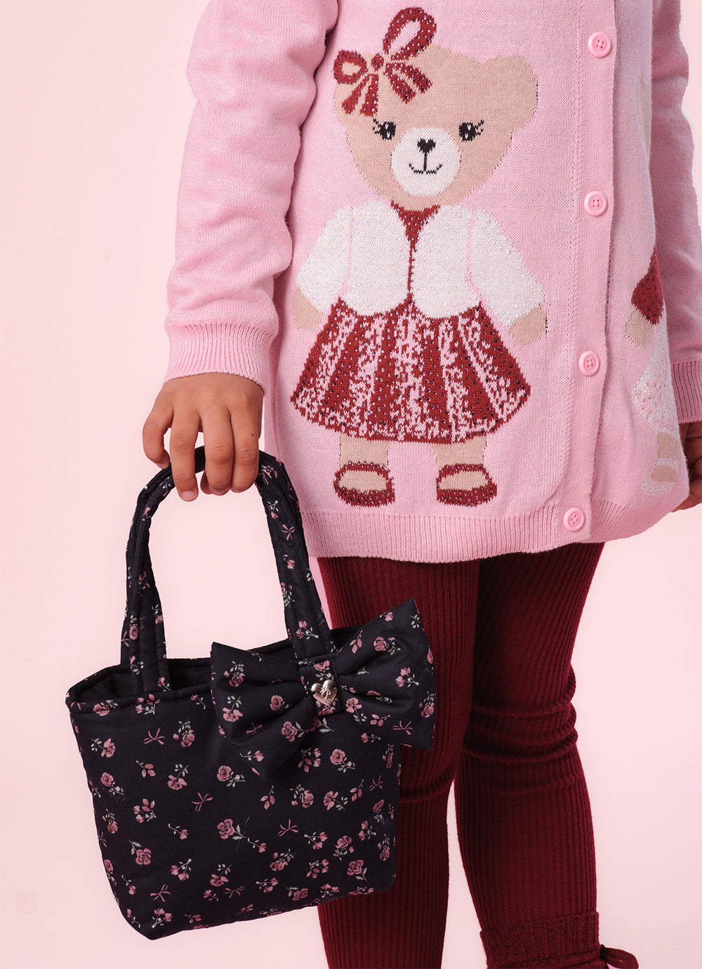 Bolsa Puffer Estampa Laço