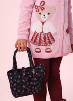 Bolsa Puffer Estampa Laço