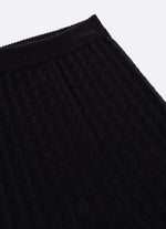 Meia Calça Tricot Rendada
