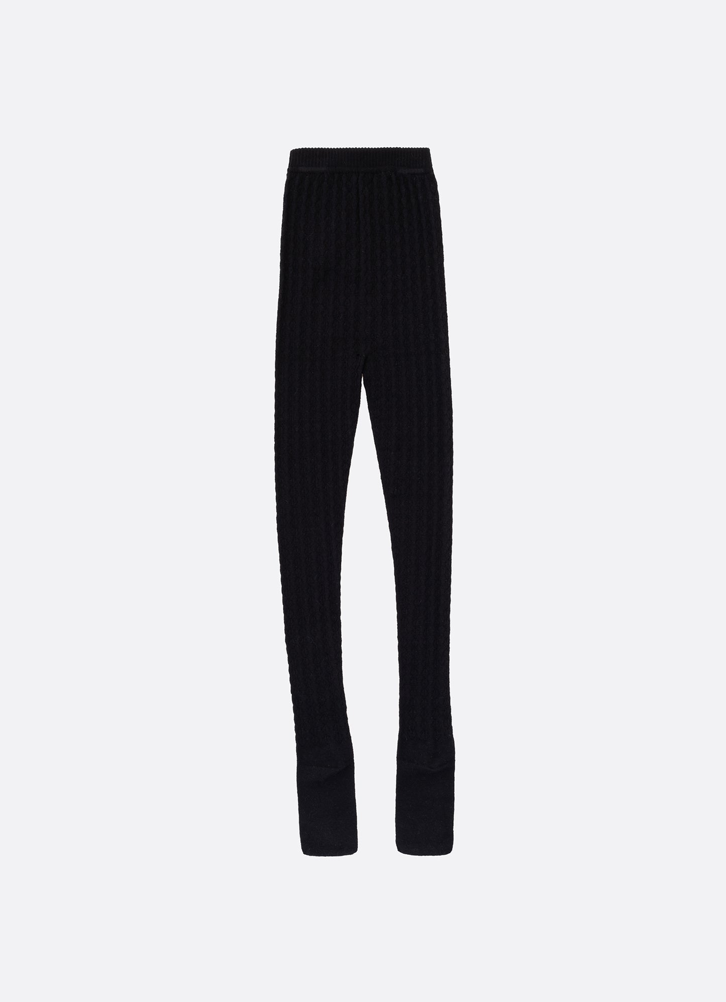 Meia Calça Tricot Rendada