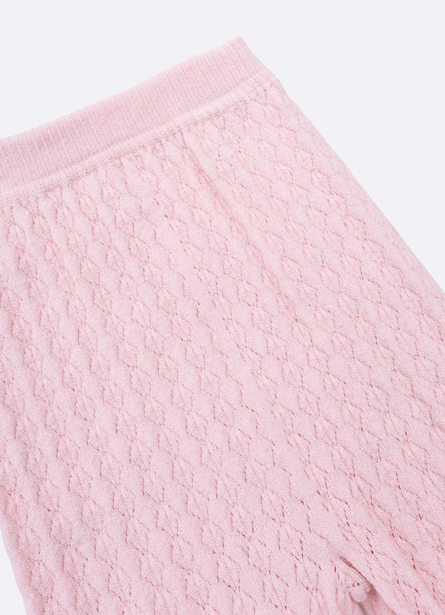 Meia Calça Tricot Rendada