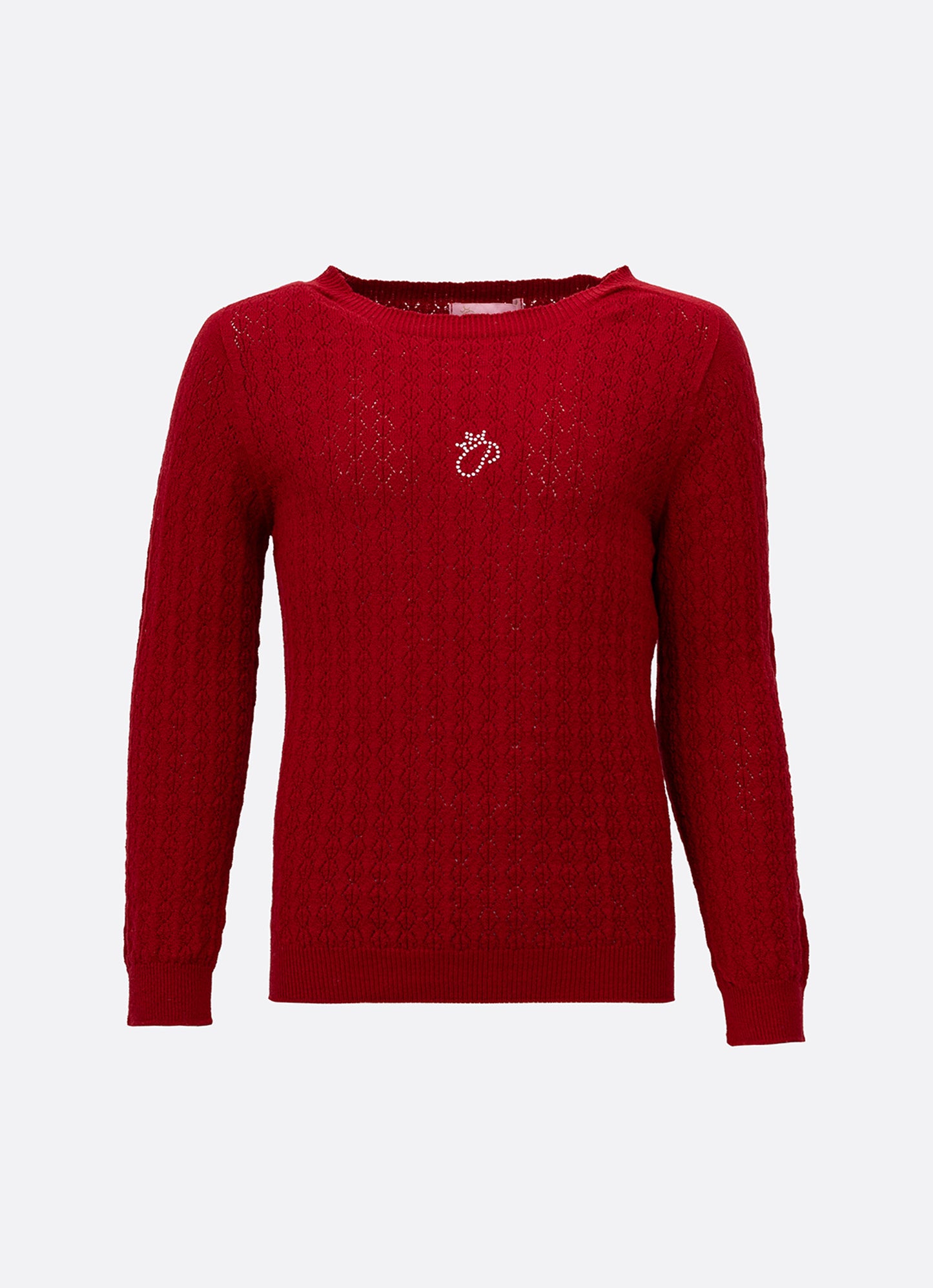 Blusa Tricot Sem Costura Rendada