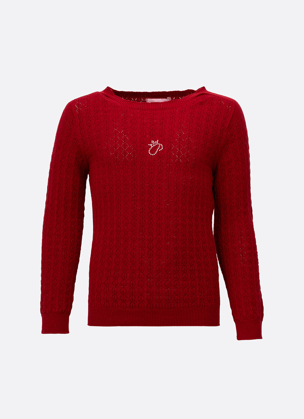 Blusa Tricot Sem Costura Rendada