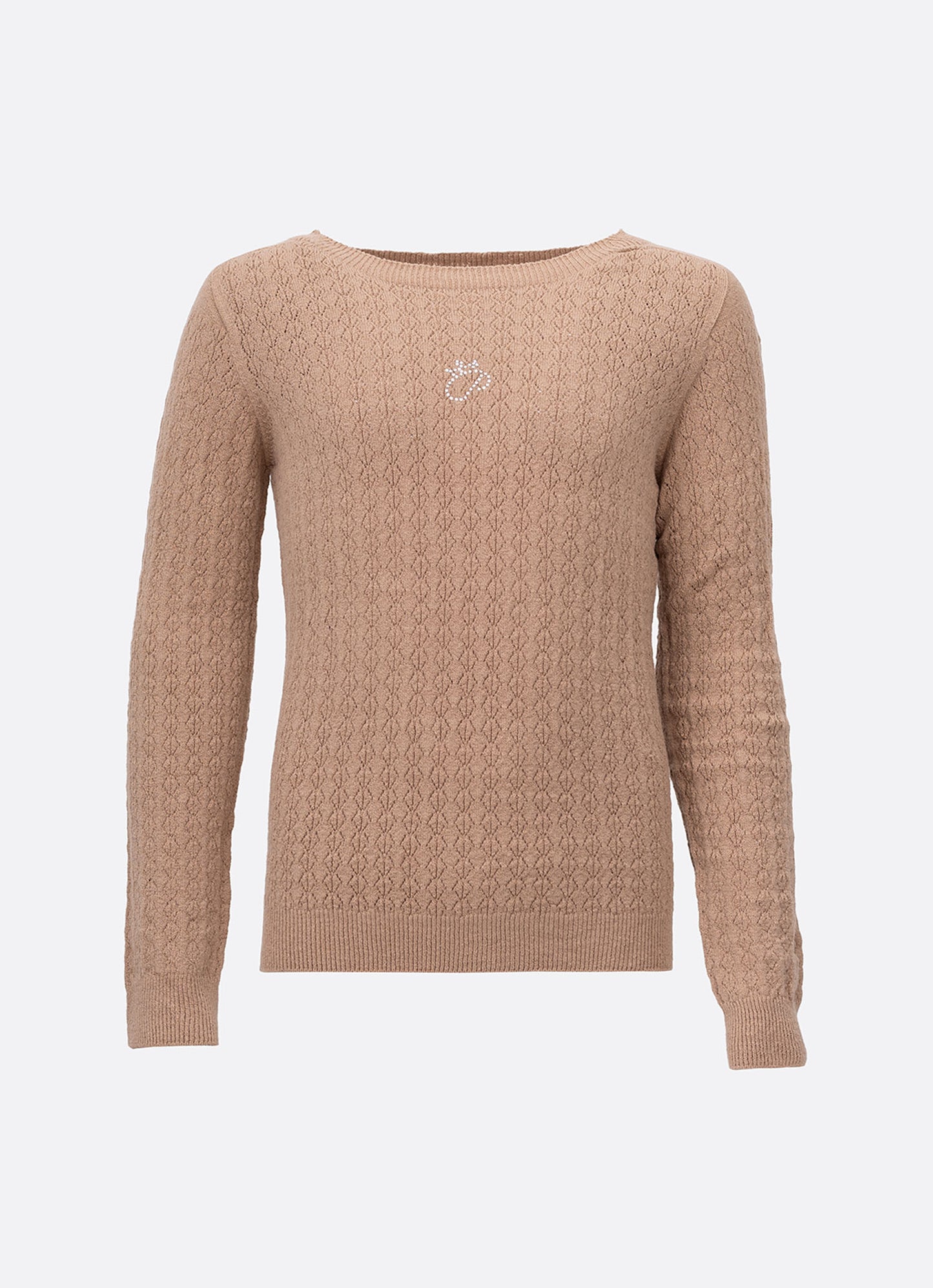 Blusa Tricot Sem Costura Rendada