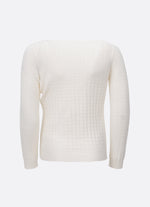 Blusa Tricot Sem Costura Rendada