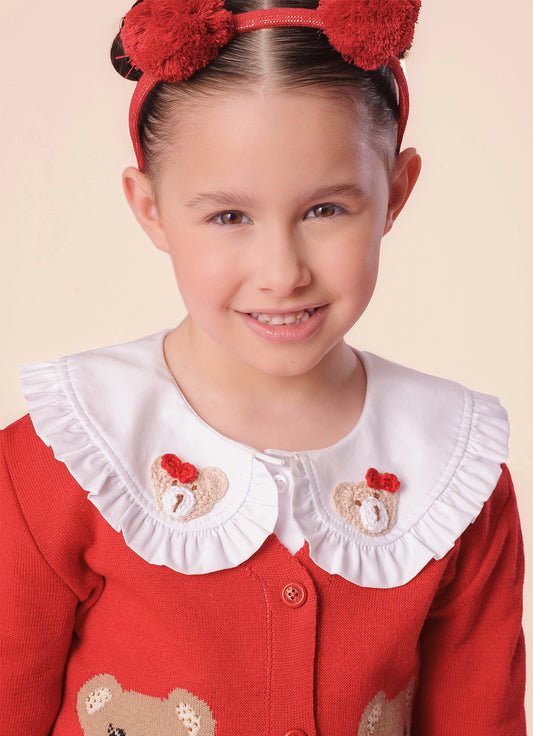 Casaco Tricot Ursinhas Cristais