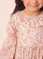 Vestido Midi Algodão Estampa Liberty