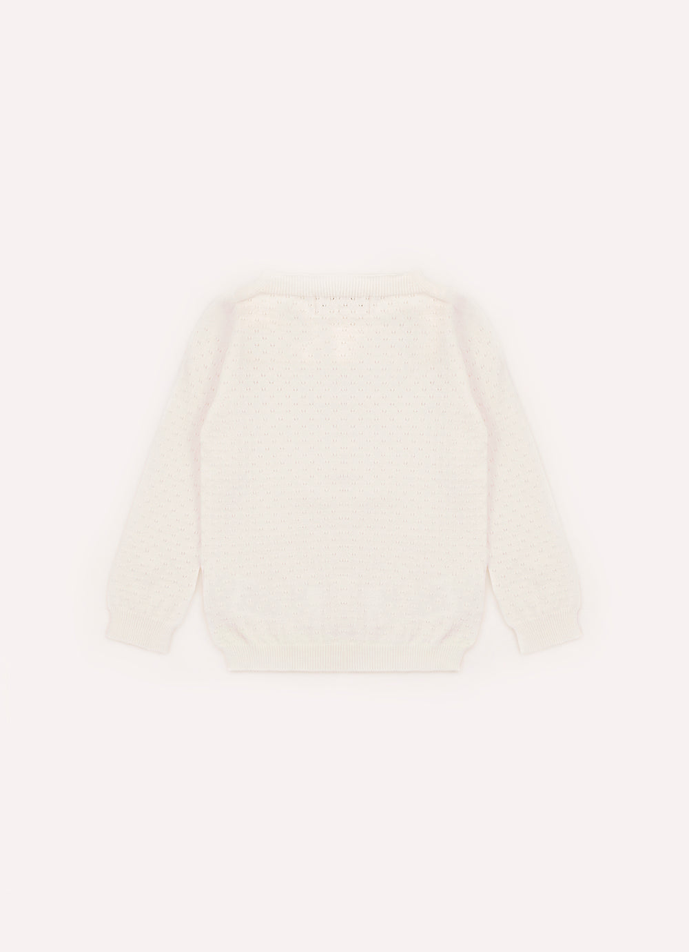 Blusa Tricot Ponto Rendado Sem Costura Pmini