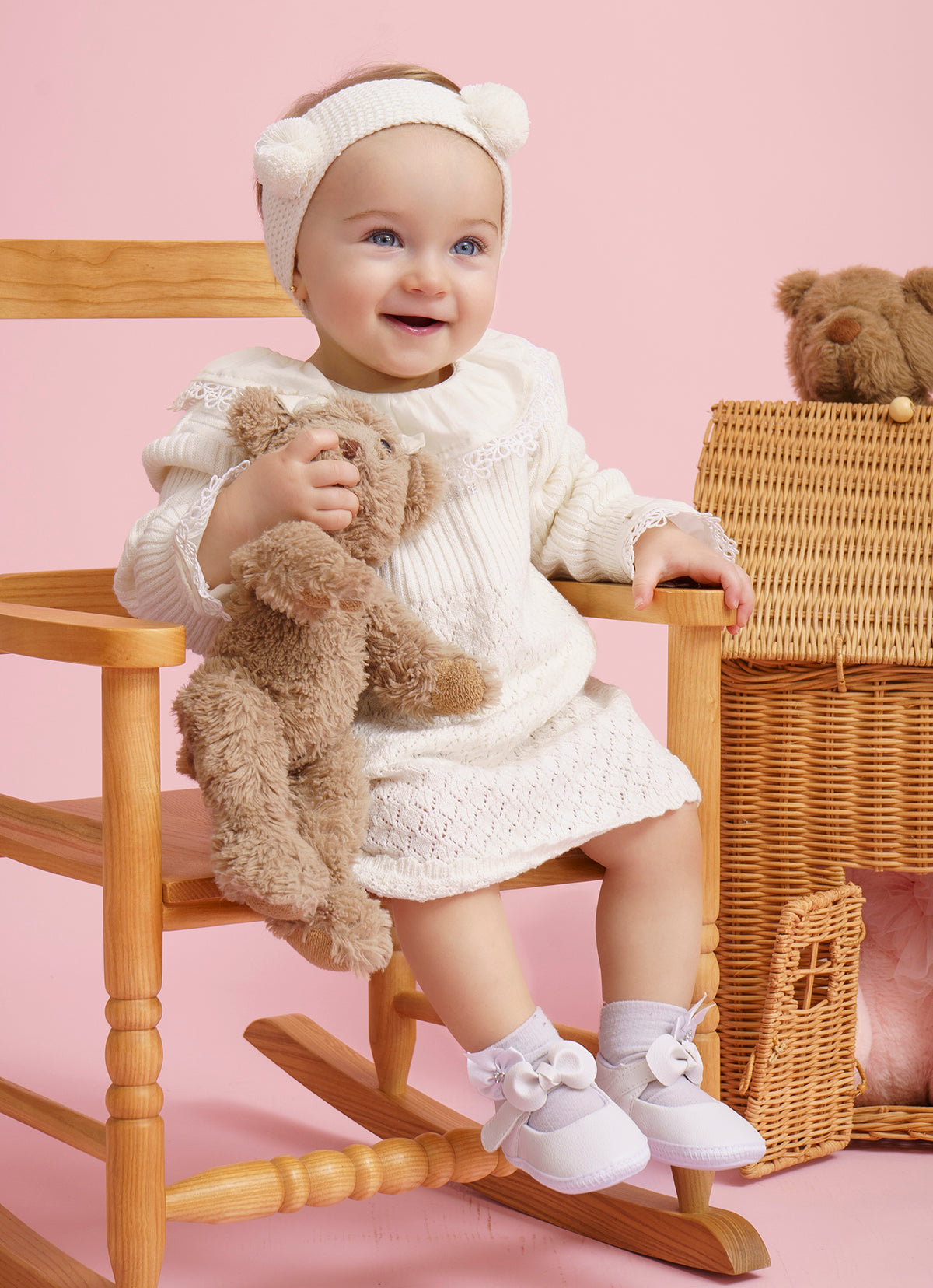 Faixa Tricot Pompons