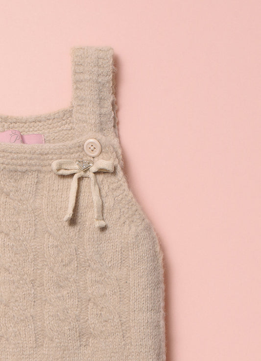 Macacão Tricot Sem Costura Fio Fofinho Pmini