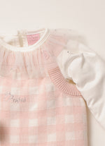 Macacão Tricot Xadrez Pmini