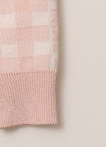 Conj Tricot Xadrez Ursinha Cristal