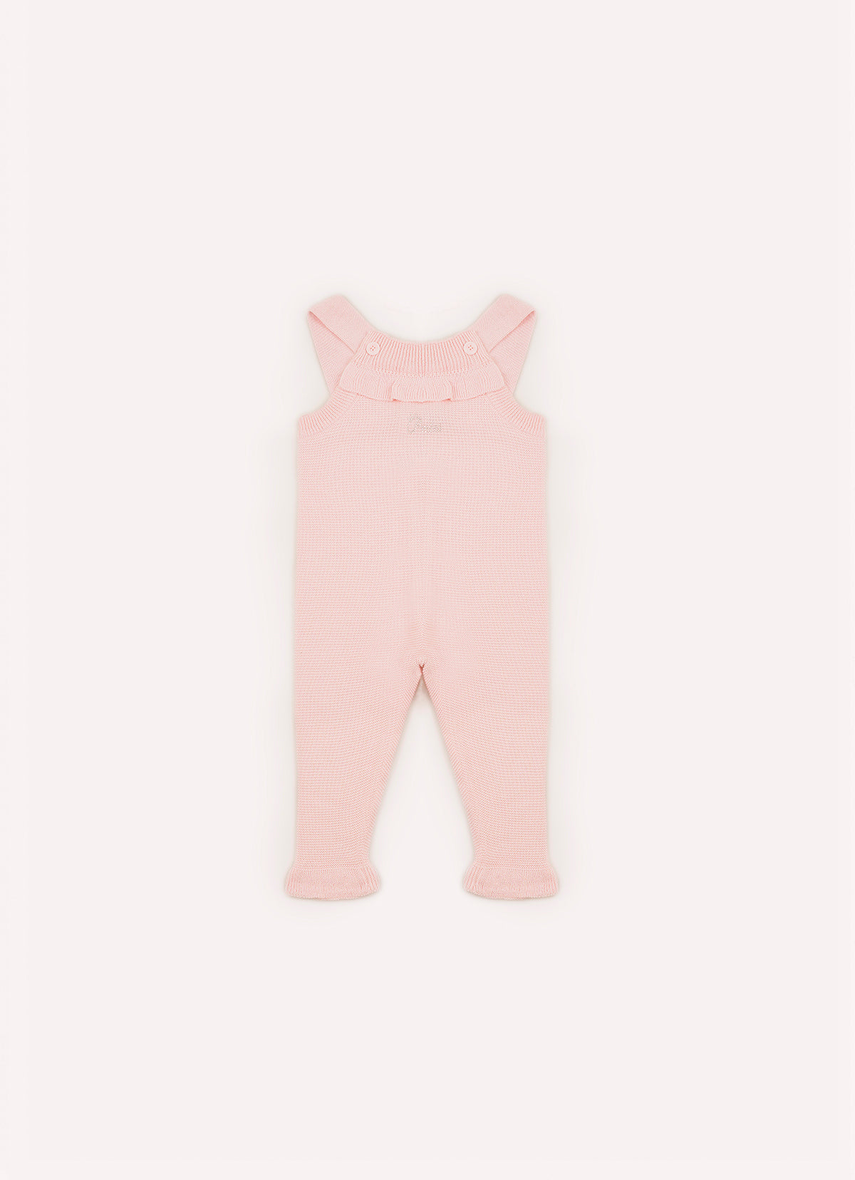 Macacão Tricot Ponto Arroz Babadinho Pmini