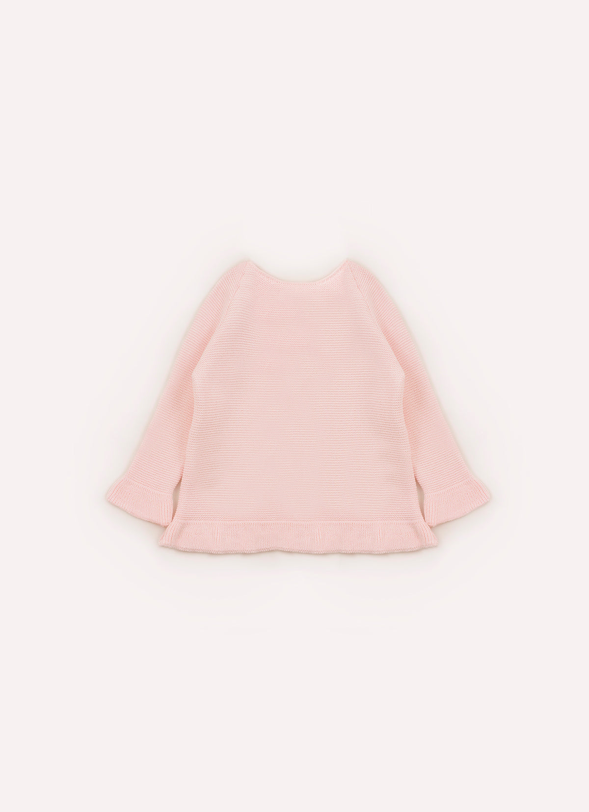 Casaqueto Tricot Ponto Arroz Corações Pmini