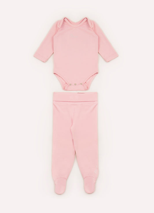 Conjunto Body e Calça Com Pé Cotton Pima Pmini