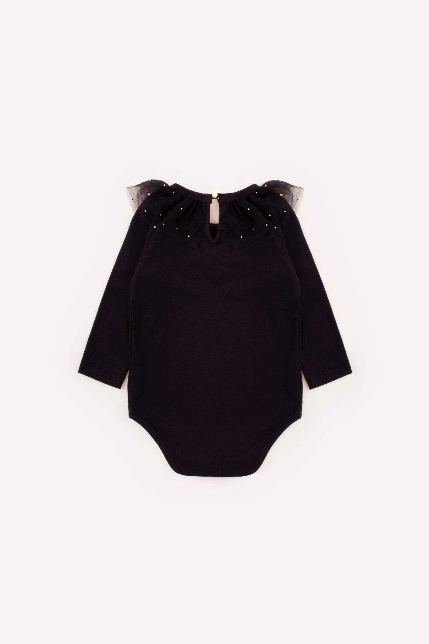 Body Cotton Gola Tule Cristais