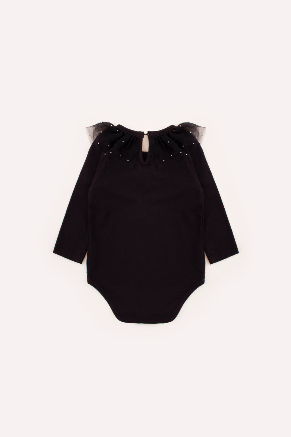 Body Cotton Gola Tule Cristais