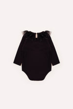 Body Cotton Gola Tule Cristais