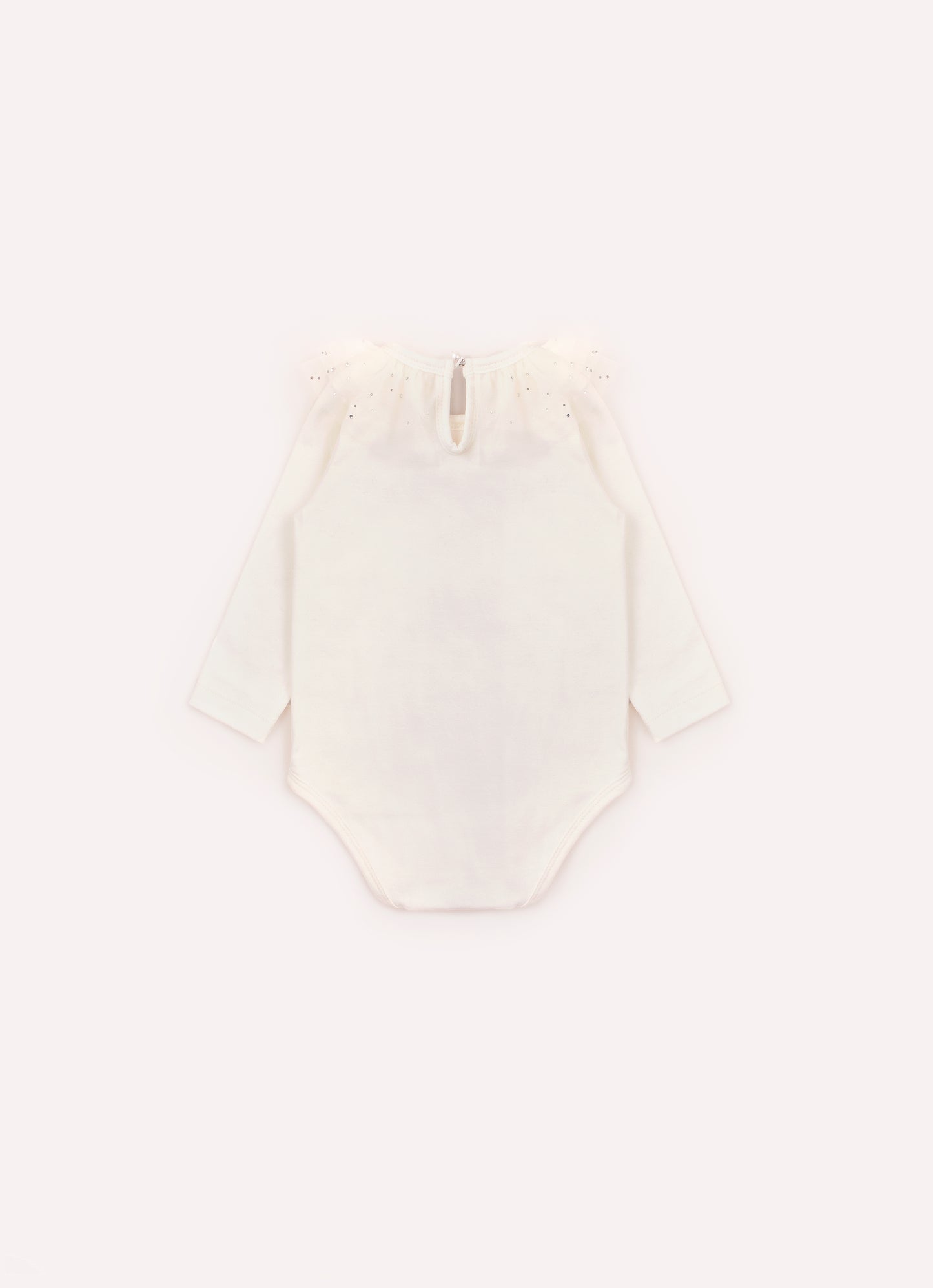 Body Cotton Gola Tule Cristais