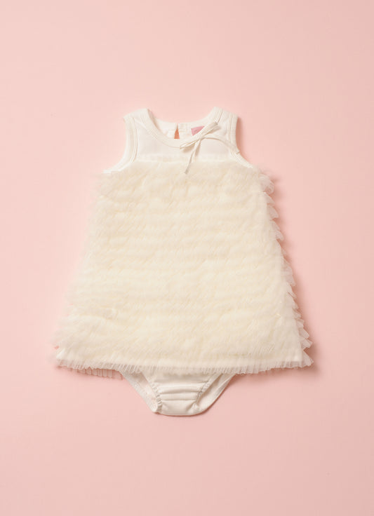 Vestido Ribana Babadinhos Tule Pmini