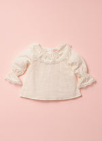 Camisa Algodão Golinha Detalhes Renda Pmini