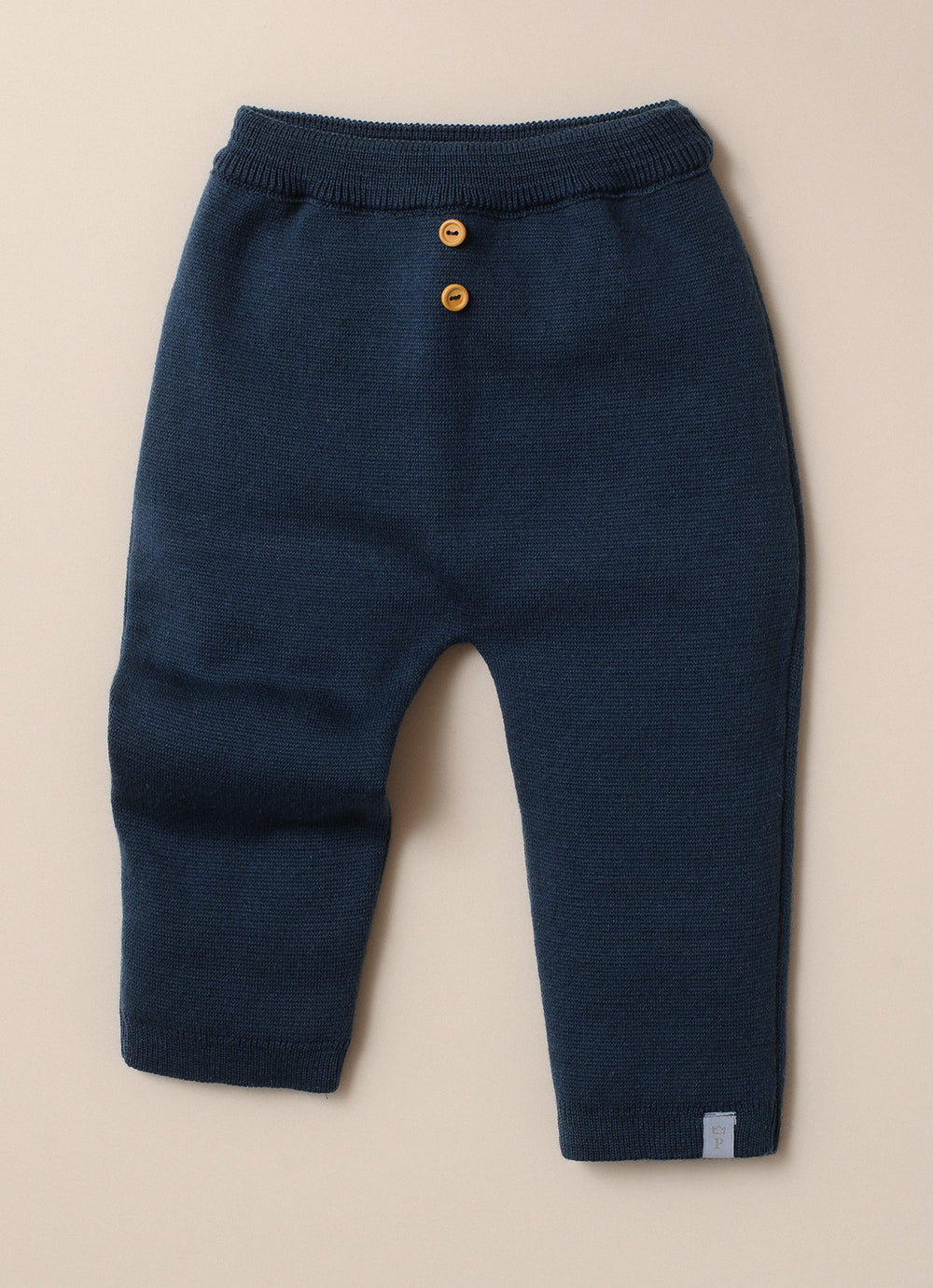 Calça Tricot Malha Botões For Boys