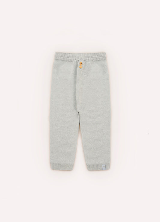 Calça Tricot Malha Botões For Boys