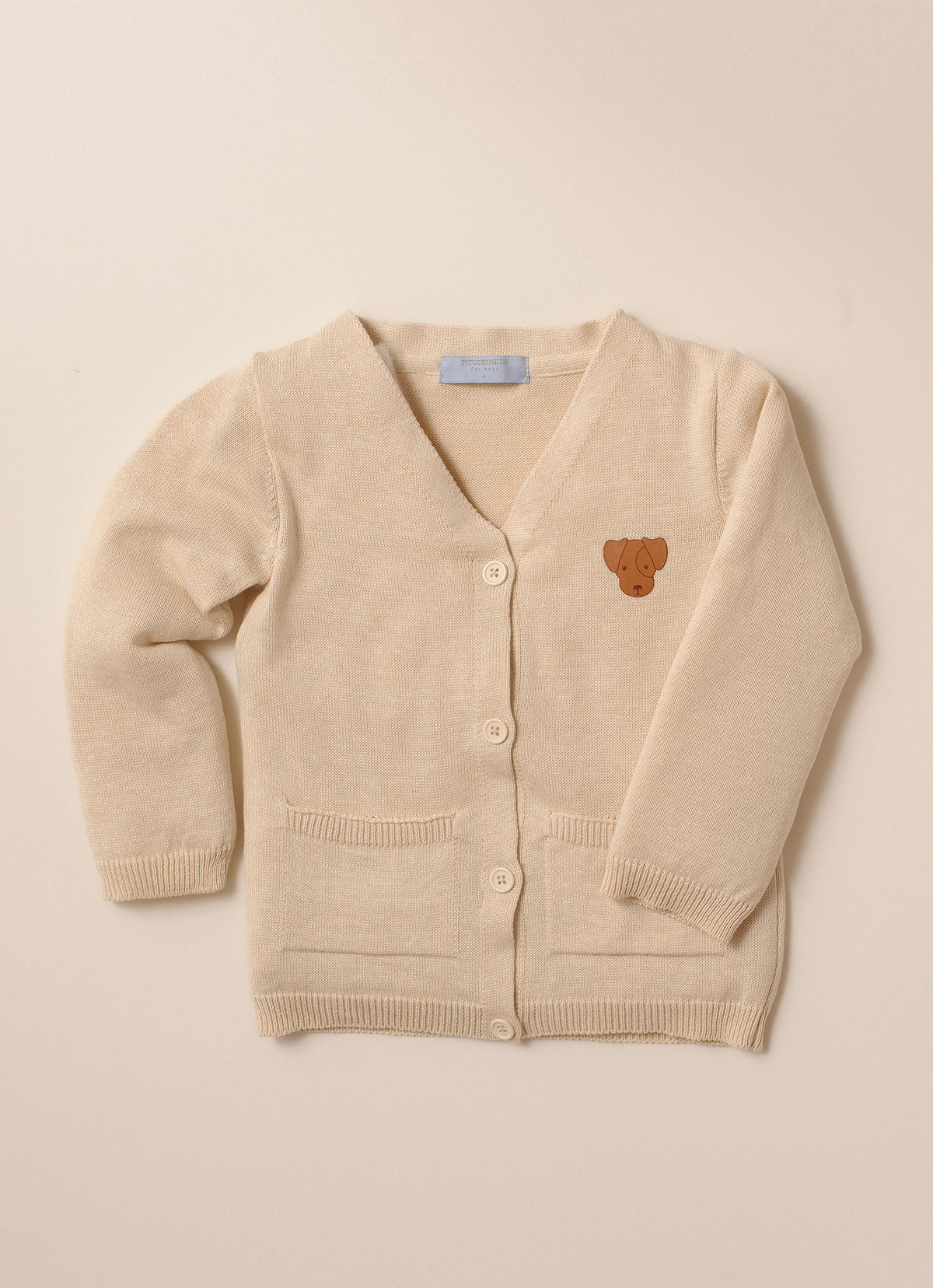 Cardigan Tricot Bolsos For Boys
