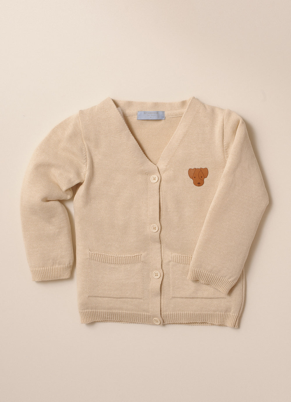 Cardigan Tricot Bolsos For Boys