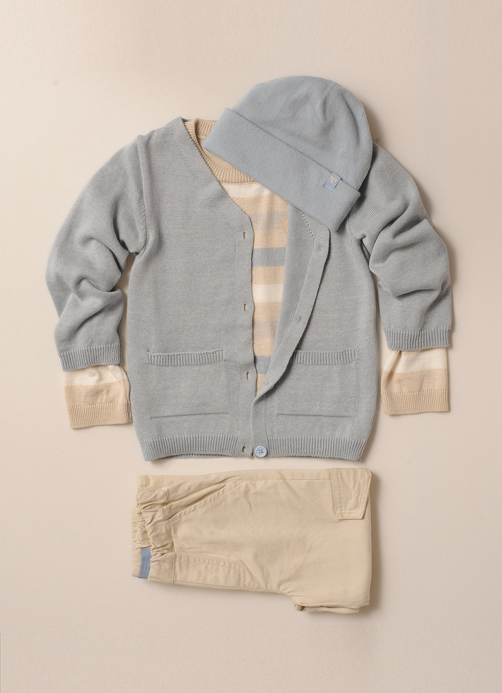 Cardigan Tricot Bolsos For Boys