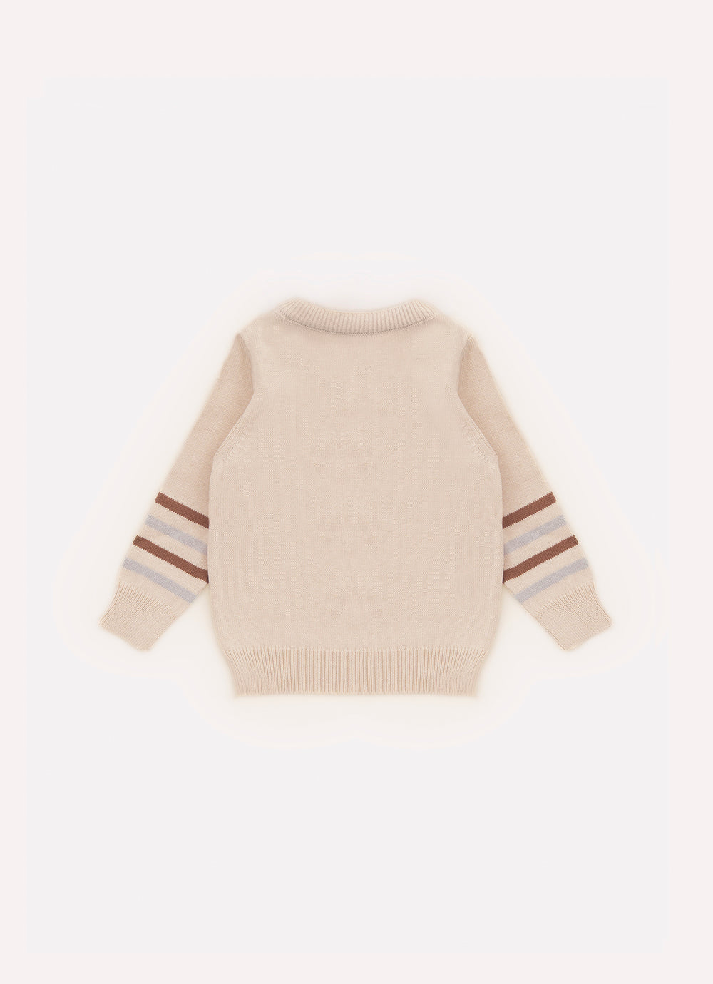 Blusa Tricot Cachorrinho Detalhe Listra For Boys
