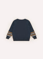 Blusa Tricot Cachorrinho Detalhe Listra For Boys