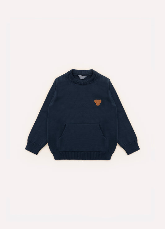 Blusa Tricot Bolso Canguru For Boys