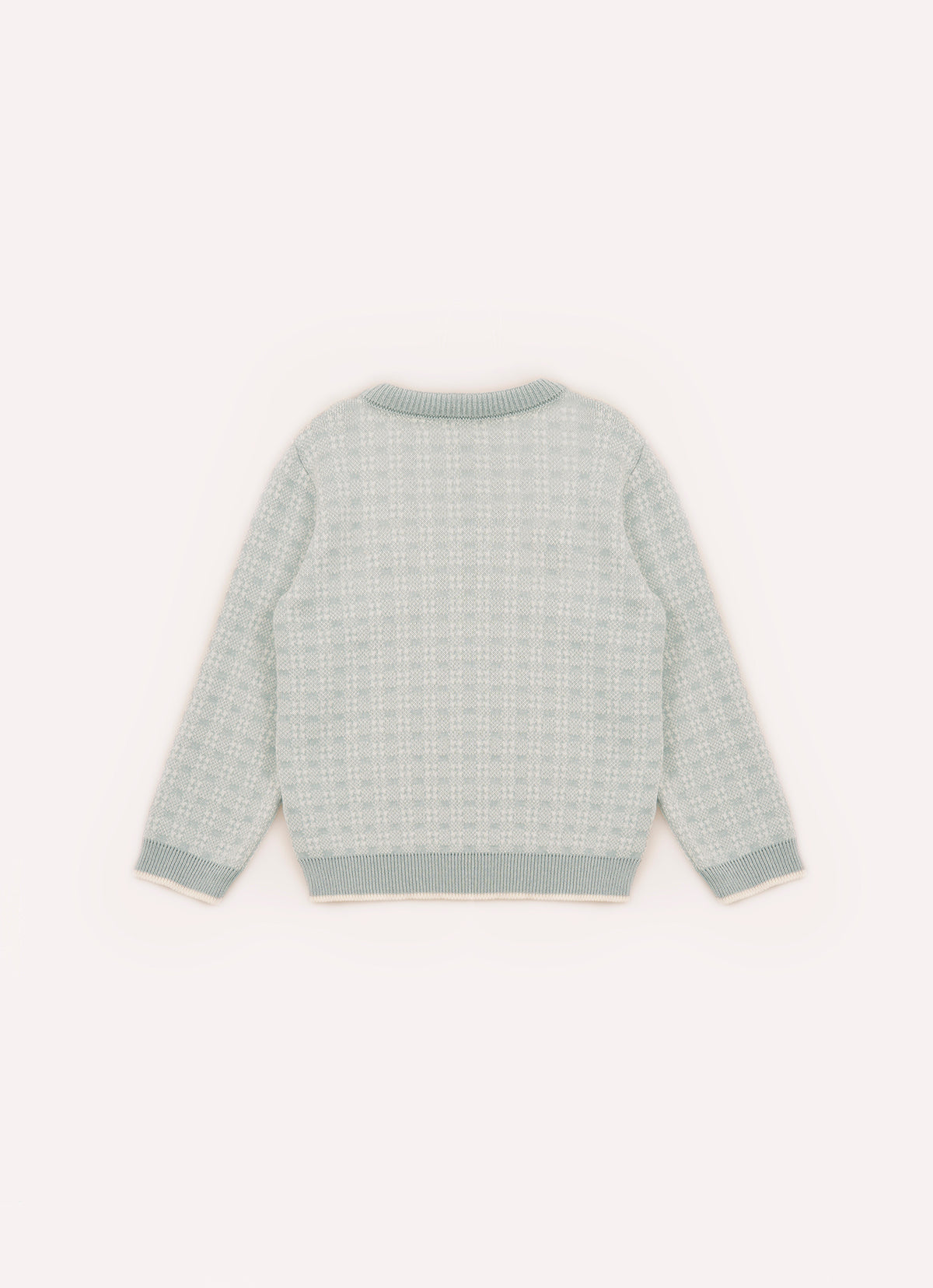 Blusa Tricot Xadrez Patche Cachorro For Boys