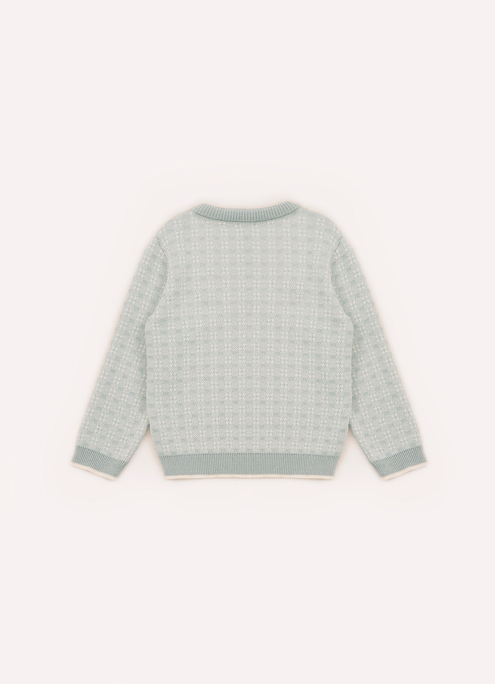 Blusa Tricot Xadrez Patche Cachorro For Boys