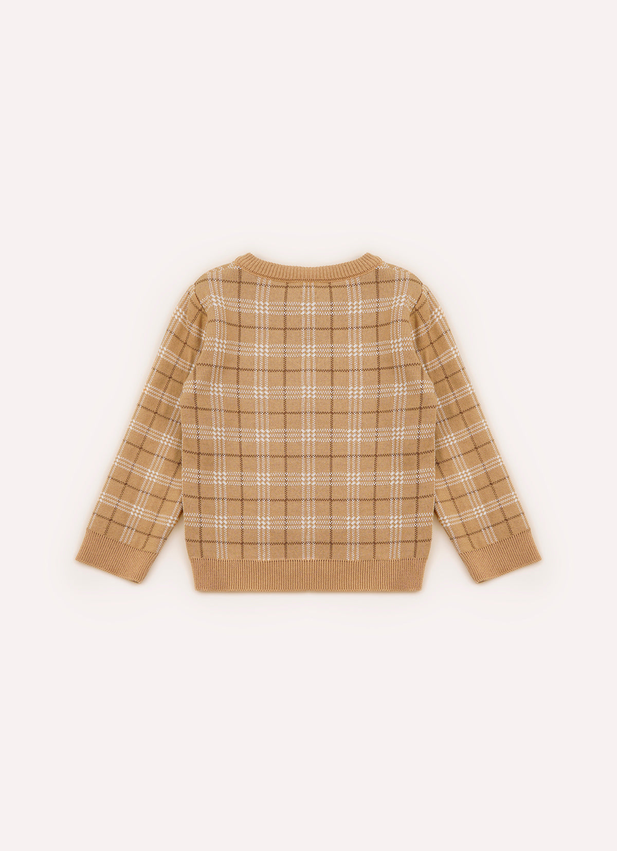 Blusa Tricot Maxi Xadrez Jacquard Cachorro For Boys